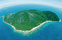 Aerial view of fitzroy island